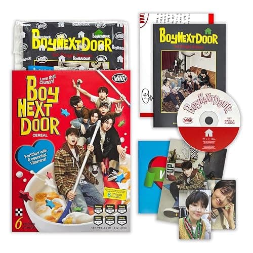 BOYNEXTDOOR - 1ST SINGLE ALBUM [WHO!] (CRUNCH Ver.) Out Box + Photo Book + CD-R + Photocard + Postcard + Sitcker Book + Folded Poster + 3 Extra Photocards - Image 1