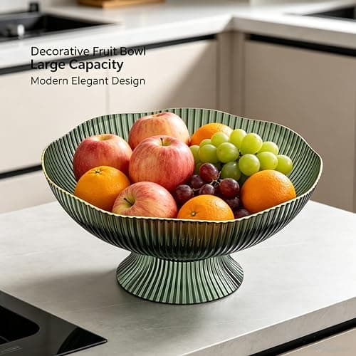 satoaols Fruit Bowl Decorative Bowl for Home Kitchen Storage Versatile Fruit Basket for Table Centerpiece & Daily Fruit Display thumbnail 4