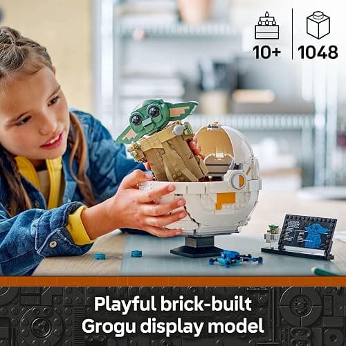 LEGO Star Wars Grogu with Hover Pram Building Toy Set - Star Wars Toy for Kids, Boys & Girls, Ages 10+ - Gift Idea for Birthday - 75403 thumbnail 3