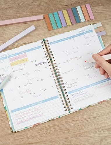 NiArt 14 Textmarker Pastell Set, Morandi Farben, Kein Durchbluten Bibelmarker & Gelstifte, Aesthetic Bible Marker mit Haftnotizen und Aufbewahrungsbox, Perfekt für Journal, Bibel, Schulbedarf thumbnail 2