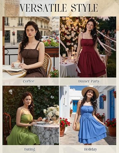 Scarlet Darkness Corset Mini Dress for Women Teens Fairy Chiffon Sundress Graduation Dresses thumbnail 6