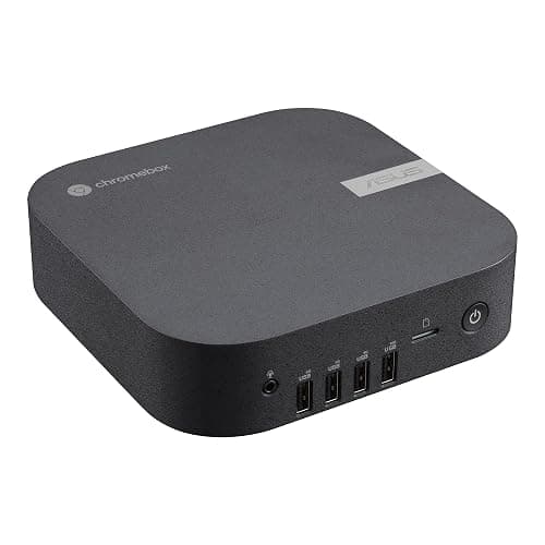 ASUS Chromebox 5a with Intel® Celeron® Processor 7305, 4GB DDR4 RAM, 128GB M.2 PCIe G4x4 NVMe SSD, Quad Display, Wi-Fi 6E and Bluetooth, GB LAN, USB-C, Chrome OS, VESA Mount thumbnail 3