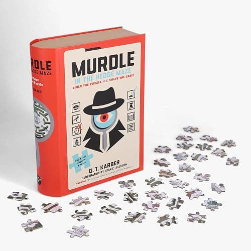 Murdle in the Hedge Maze 500-Piece Jigsaw Puzzle thumbnail 4