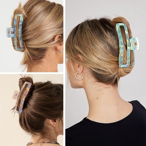 Jayongnee Nonslip French Large Hair Clips for Women Girls, Strong Hold Hair Jaw Clamps for Thin/Medium Thick Hair thumbnail 4