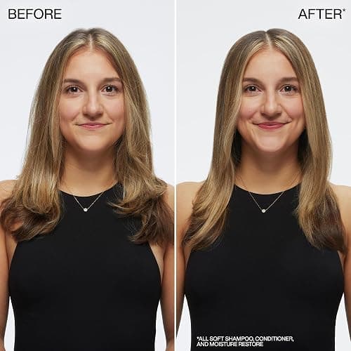Redken All Soft Moisture Restore Leave-In Treatment For Dry, Brittle Hair - Hair Treatment For Humidity, Heat and Frizz Protection thumbnail 4