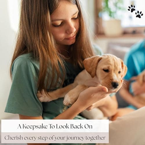 New Puppy Gift – Dog Memory Book & Keepsake Photo Album | Thoughtful Gift for New Puppy Owners, Dog Mums & Dads | Puppy Planner, Diary & Scrapbook thumbnail 4