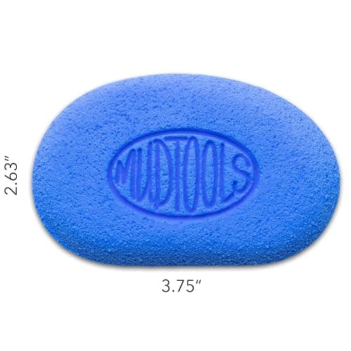 Mudtools Blue Workhorse Mudsponge – All Purpose Pottery Sponge for Clay, Ceramics, and Wheel Throwing | Compressed, Durable, Perfect for Clay Smoothing and Detail Ceramic Work (Blue) thumbnail 3