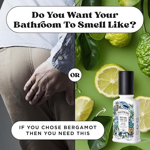 Poo-Pourri Before-You-Go Toilet Spray, Fresh Sea Salt, 4 Fl Oz, Up to 200 Uses, Bathroom Odor Deodorizer, Plant-Based with Essential Oils, for Home or Work, Sea Salt, Bergamot & Eucalyptus Scent thumbnail 9