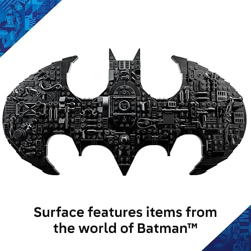 LEGO DC Batman: Batman Logo 76330 | Building Toys for Boys & Girls, Ages 12+, Collectible Batman Display, Bedroom or Book Shelf Decor, 678 Pieces, Gift for Fans thumbnail 3