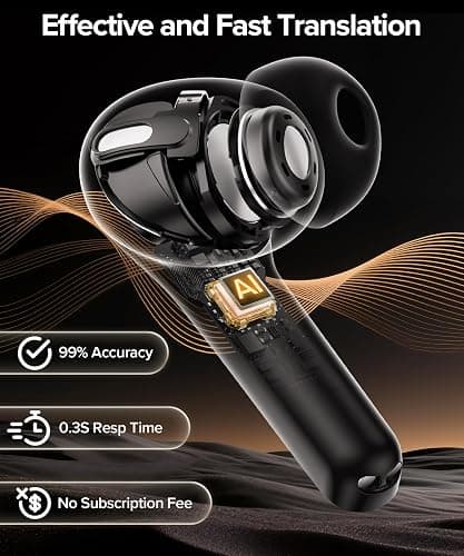 TAGRY Bluetooth Headphones True Wireless Earbuds 60H Playback LED Power Display Earphones with Wireless Charging Case IPX5 Waterproof in-Ear Ear buds with Mic for TV Smart Phone Laptop Computer Sports thumbnail 6