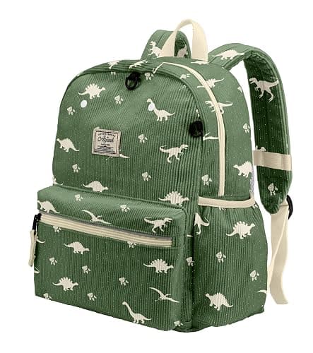 Corduroy Kids Backpack for Boys 6-10: Boys Girls Backpacks for Elementary Kindergarten 15” H Fit Folder - Image 1