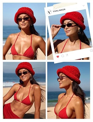 VANLINKER Trendy 90s Slim Thin Rectangle Sunglasses for Women Men Retro Small Vintage Cute Shades VL9918 thumbnail 3