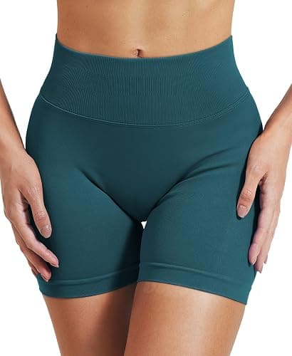 VOYJOY Women Workout Impact Shorts 2.5"/ 3.6"/ 4.5"/ 6" Scrunch Butt Lifting Gym Seamless Booty Biker Shorts thumbnail 5