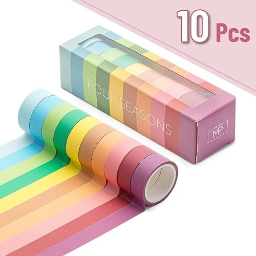 Mr. Pen- Washi Tape Set, 10 Pack, Decorative Tape, Washi Tapes, Colored Tape, Scrapbook Tape thumbnail 2