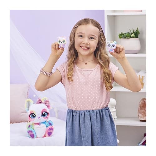 Peek-A-Roo, Interactive Rainbow Plush Toy and Baby with Bonus Bows, Over 150 Sounds & Actions, Kids Toys for Girls Ages 5 and up thumbnail 6