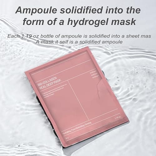 Bukamkom Collagen Face Mask (8pcs), Hydrogel Overnight Face Mask for Hydration & Soothing, Hydrogel Collagen Facial Mask, Face Masks Facial Masks Skincare thumbnail 8