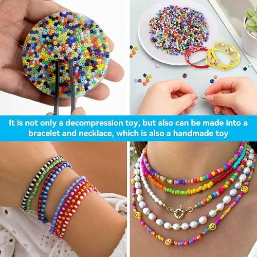 Zeng Zhang Picky Pad Fidget, A Pimple Popping Toy with Tweezers Relief from Trichotillomania, ADHD and OCD, CE CPC Certification, Food Grade Silicone (Challenge Edition -2PCS/2.36IN) thumbnail 6