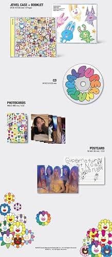 NewJeans Supernatural NJ X MURAKAMI Japan Double Single Album with Tracking Sealed New Jeans Drawstring Bag Version thumbnail 4