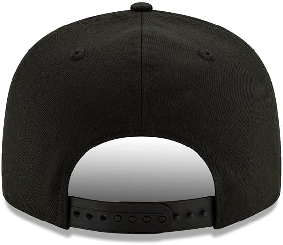New Era MLB 9FIFTY Black Black Primary Logo Team Adjustable Snapback Hat Cap One Size Fits All thumbnail 4