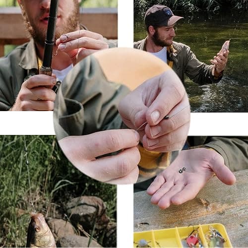 SANWEAL120PCS/200PCS Fishing Weights Sinkers - Premium Split ShotFishing Weights Sinkers - Round Removable Fishing Sinkers - 5/6 Sizes thumbnail 6