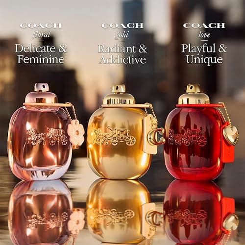 Coach Love Eau de Parfum - Women's Fragrance - Floral Fruity - With notes of Wild Strawberry, Red Velvet Rose & Vibrant Cedarwood - 1.7 Fl Oz thumbnail 5