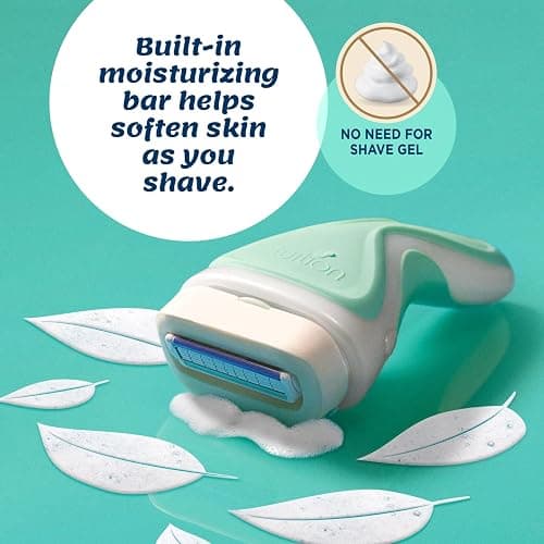 Schick Intuition Razors for Women with Sensitive Skin | 1 Razor & 4 Intuition Razor Blades Refill with Organic Aloe thumbnail 3