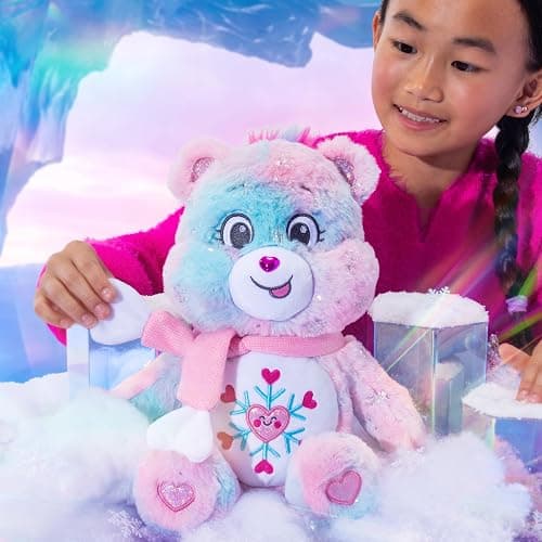 Care Bears - Collector Edition 14" Snowflake Sparkle Bear - Medium Size Plush - Soft, Huggable Plushie, Stuffed Animal for Girls and Boys, Ages 4+ thumbnail 8