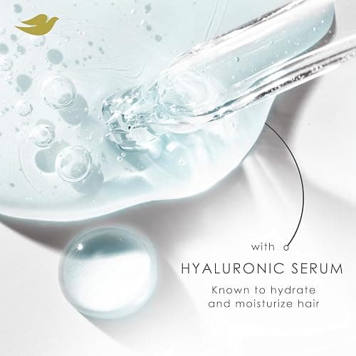Dove Hyaluronic + Moisture Mask for Dry Hair with Hyaluronic Serum 9.2oz | For dry and frizz-prone hair, Helps hydrate & moisturize, softens hair for 100% smoothness, regenerates hair strength thumbnail 6