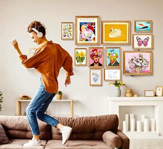 dazongweihan 18 PCS Colorful Eclectic Wall Art Decor, Maximalist Wall Prints for Bedroom, Funky Posters for Room Aesthetic, Colorful Boho Gallery Wall Prints for Bedroom Dorm thumbnail 4