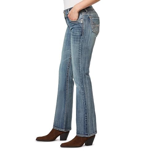 WallFlower Women's Luscious Curvy Bootcut Mid-Rise Insta Stretch Juniors Jeans (Standard and Plus) - 0 Short Jenny thumbnail 3
