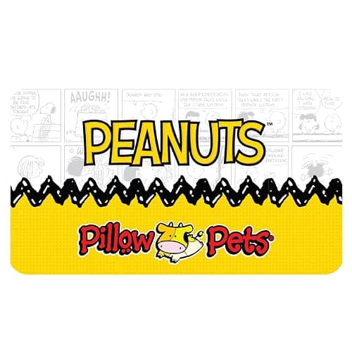 Pillow Pets Peanuts Snoopy, 16" Stuffed Animal Plush Toy | Super Soft Companion, Unfastens into a Comforting Cuddle Cushion thumbnail 5