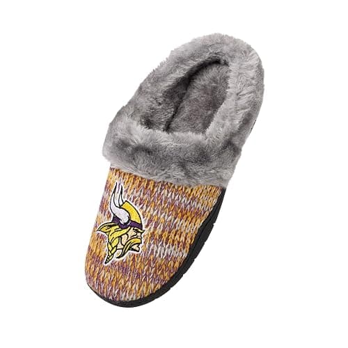 FOCO Womens NFL Team Logo Peak Slide Slippers thumbnail 3