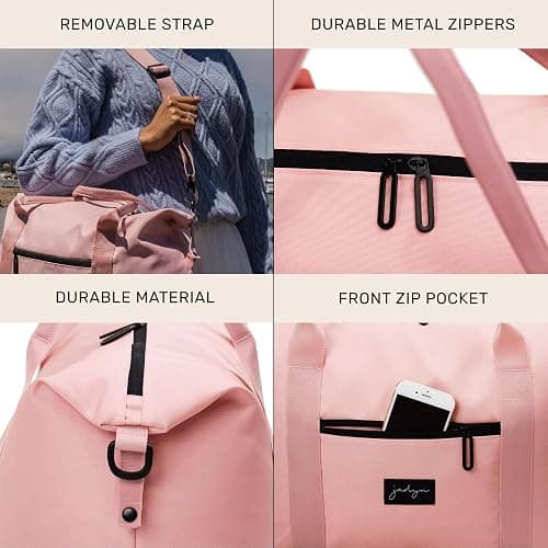 Jadyn Lola Travel Bag, Weekender/Overnight Duffel, Gym Tote Bag for Women, Men thumbnail 4