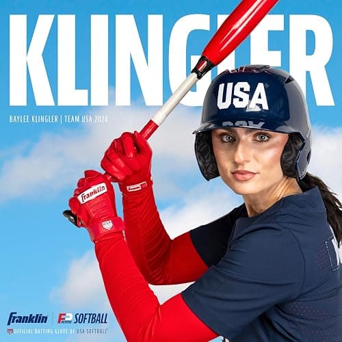 Franklin Sports Classic X Fast Pitch Batting Gloves thumbnail 7
