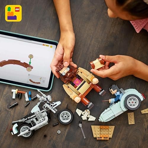LEGO Harry Potter Hagrid & Harry’s Motorcycle Ride - Play and Display Motorbike Toy with a Sidecar & Hedwig Owl Figure - Wizarding World Gift for 9+ Year Old Girls & Boys - 76443 thumbnail 5