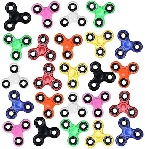 Iconikal 24-Pack Fidget Spinners, Random Color Bulk Assortment for Sensory Play Occupy Hands Attention - Image 1