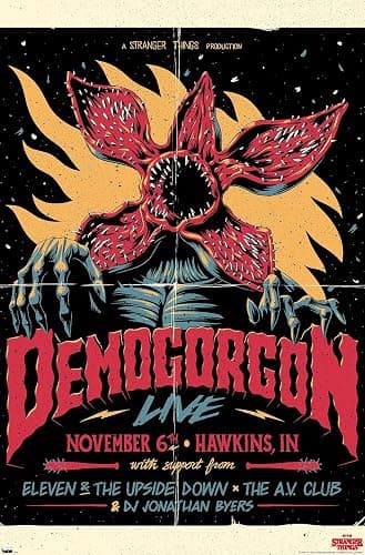 Trends International Netflix Stranger Things - Demogorgon Live Wall Poster, 34L x 22.4W, Unframed Version - Image 1