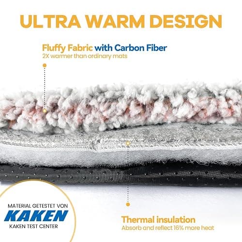 Self Warming Cat Bed Self Heating Cat Dog Mat 24 x 18 inch Extra Warm Thermal Pet Pad for Indoor Outdoor Pets with Removable Cover Non-Slip Bottom Washable Non Electric thumbnail 3
