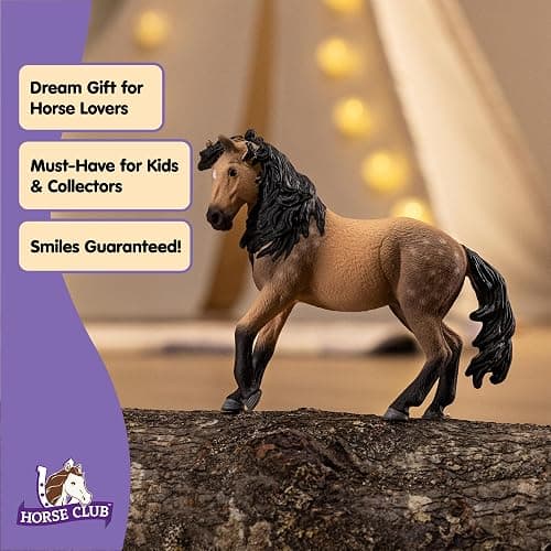 Schleich Horse Club - Andalusian Mare - 5" Hand-Painted Collectable, Realistic Toy Horse Figurine for Girls and Boys. Durable Educational Figure for Fun Imaginative Play. Cool Kids Toys Ages 5+ 14894 thumbnail 7
