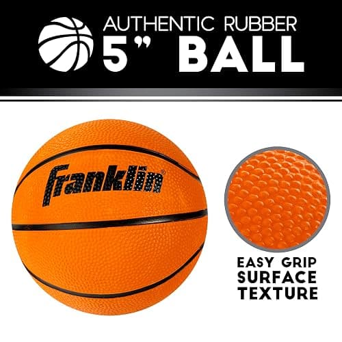 Franklin Sports Mini Basketball Hoops-Indoor Over The Door Mini Hoop+Basketball Sets-Perfect Accessory for Bedroom+Office thumbnail 6