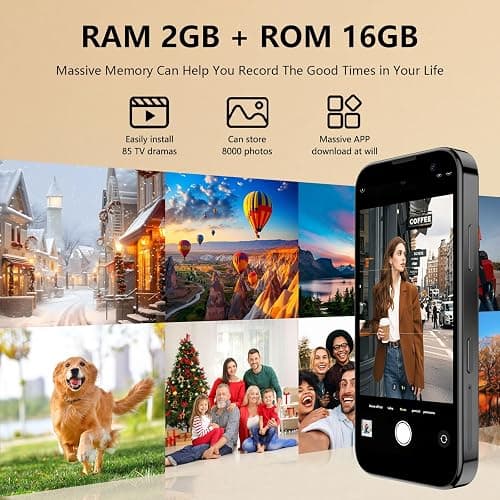Mini Smartphone 3.0" Android Mini Phone World's Smallest Phone for Student | WiFi APP Download/GPS/Face ID/Expandable memory/Camera/Video Call,Phone for Travel Backup&Digital Detox,Gift for Kids,Pink thumbnail 6
