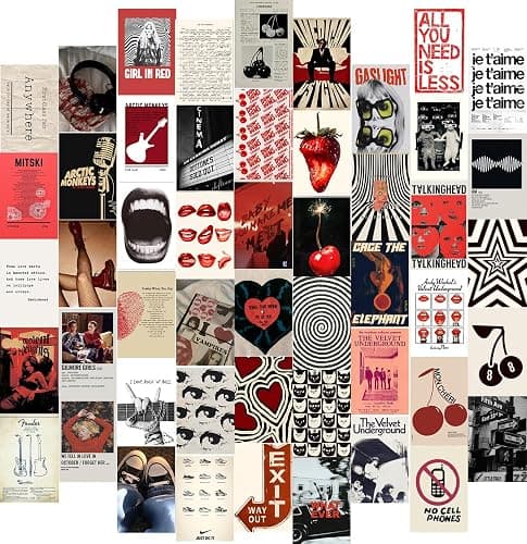 KBKBART 50Pcs Downtown Girl Posters, Downtown Girl Room Decor, Y2k Wall Art Prints for Bedroom, Coquette Wall Collage Kit for Room Aesthetic, 4"x6" Vintage Photo Collage Kit Pictures for Dorm Decor - Image 1