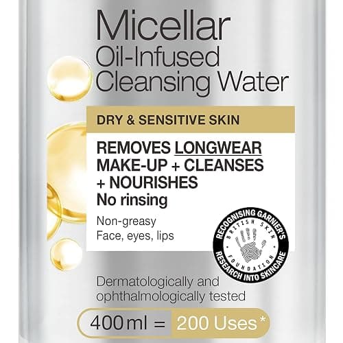 Garnier Micellar Cleansing Water, Oil-Infused, 400ml (Packing May Vary). thumbnail 5