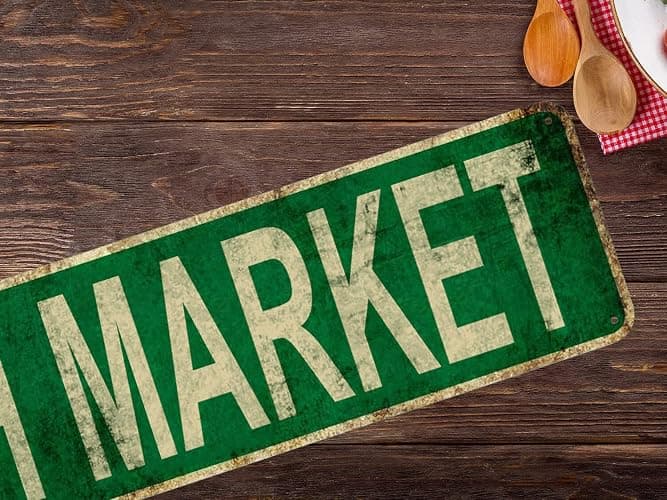 Fish Market Slim Tin Sign Street Funny Metal Sign Wall Decor for Bedroom Farm Home Bar Garage Man Cave Wall Art Gift 4" by 16" thumbnail 5
