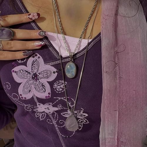 Y2k V Neck Floral Tops Women Fairy Grunge Vintage Long Sleeve Top 2000s Emo Graphic Cute Teen Girls Clothe thumbnail 3