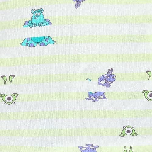 Disney Monsters Inc. Mike Wazowski James P. Sullivan Baby Boys 3 Pack Bodysuit Creeper for Newborn and Infant thumbnail 7