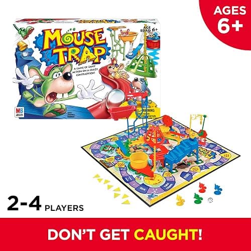 Hasbro Gaming Mouse Trap Kids Board Game, Family Board Games for Kids, Kids Games for 2-4 Players, Family Games, Kids Gifts, Ages 6 and Up (Amazon Exclusive) thumbnail 2