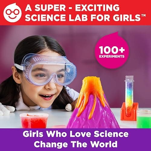Doctor Jupiter Girls' Super Science Kit for Girls Ages 8-9-10-11-12-13-14 | Birthday Gift Ideas for Girls 8+ Years Old | STEM Toy with 100+ Experiments & Geyser Tube | Learning & Educational Kits - Girls' Super Science Kit: 8+ thumbnail 2