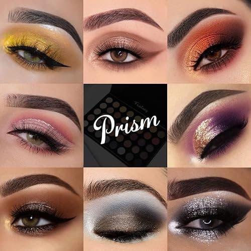 Professional Neutral Smokey Eyeshadow Makeup Palette, Matte Shimmer Metallic Black Grey Dark Goth Eye Shadows for Halloween, Pigmented Warm Smoky Naked Nude Rosy Gold Brown Pallet Daily Make Up Kit thumbnail 3