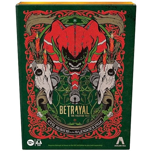 Avalon Hill Betrayal Evil Reigns in The Wynter's Pale The Yuletide Tale Expansion | Ages 12+ | Requires Betrayal at HOTH 3rd Edition to Play
